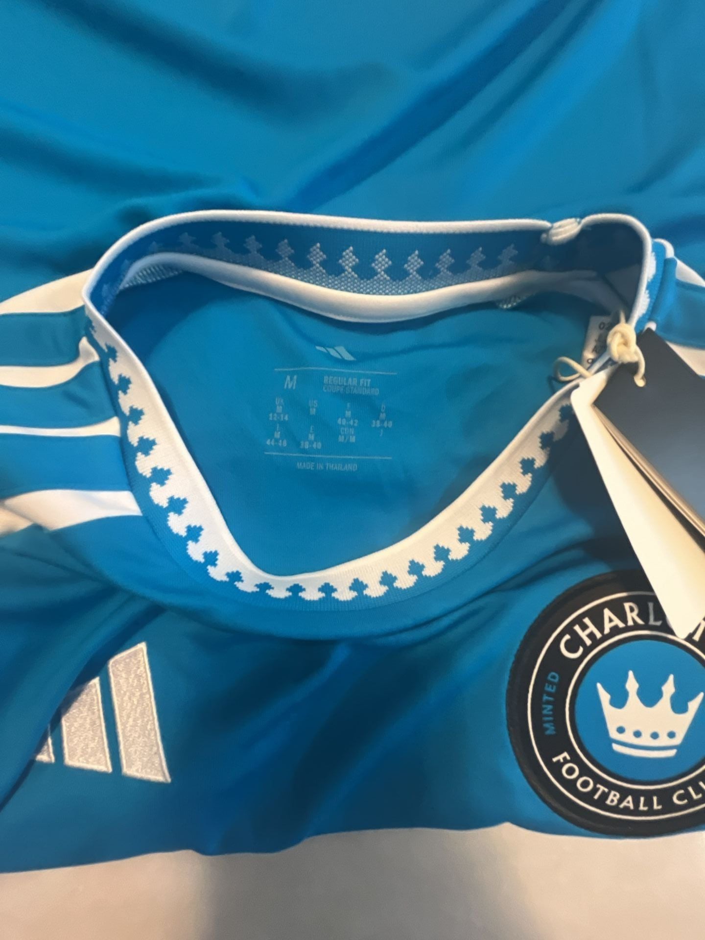 Adidas Charlotte FC Home Soccer Jersey Size M 10