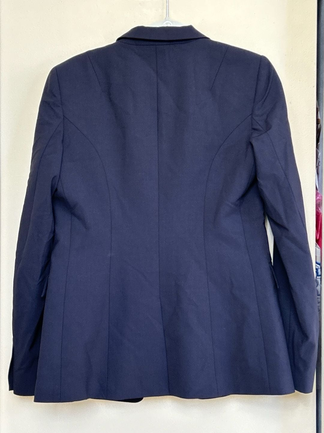 Rag & Bone Wool Blazer Size 6 Navy Blue Stretch Tailored Jacket 8