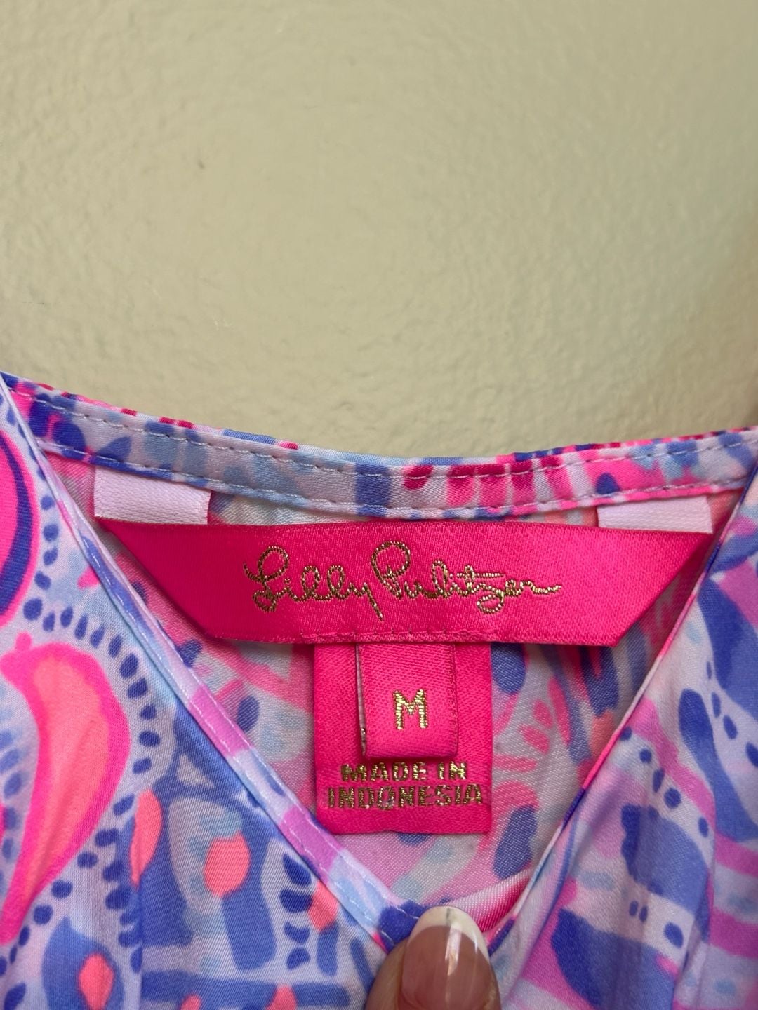 Lilly Pulitzer Zana Romper Size M Raz Berry Sea You Soon Ruffle Skort 6