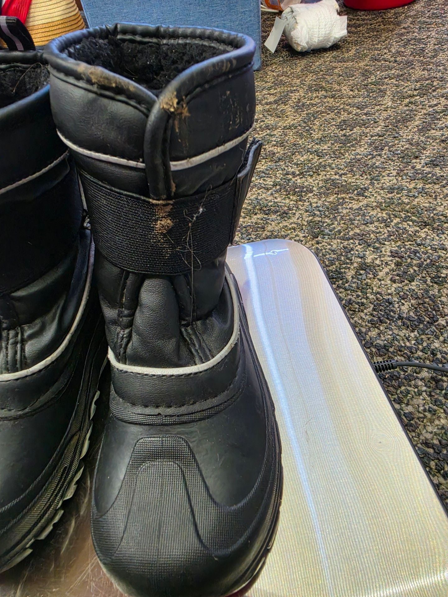 Black Winter Snow Boots 4