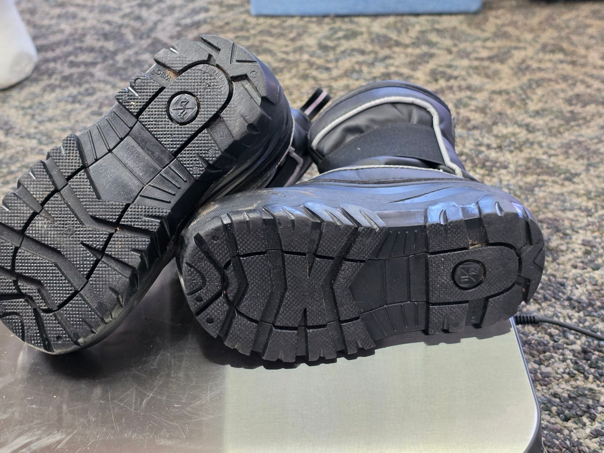 Black Winter Snow Boots 8