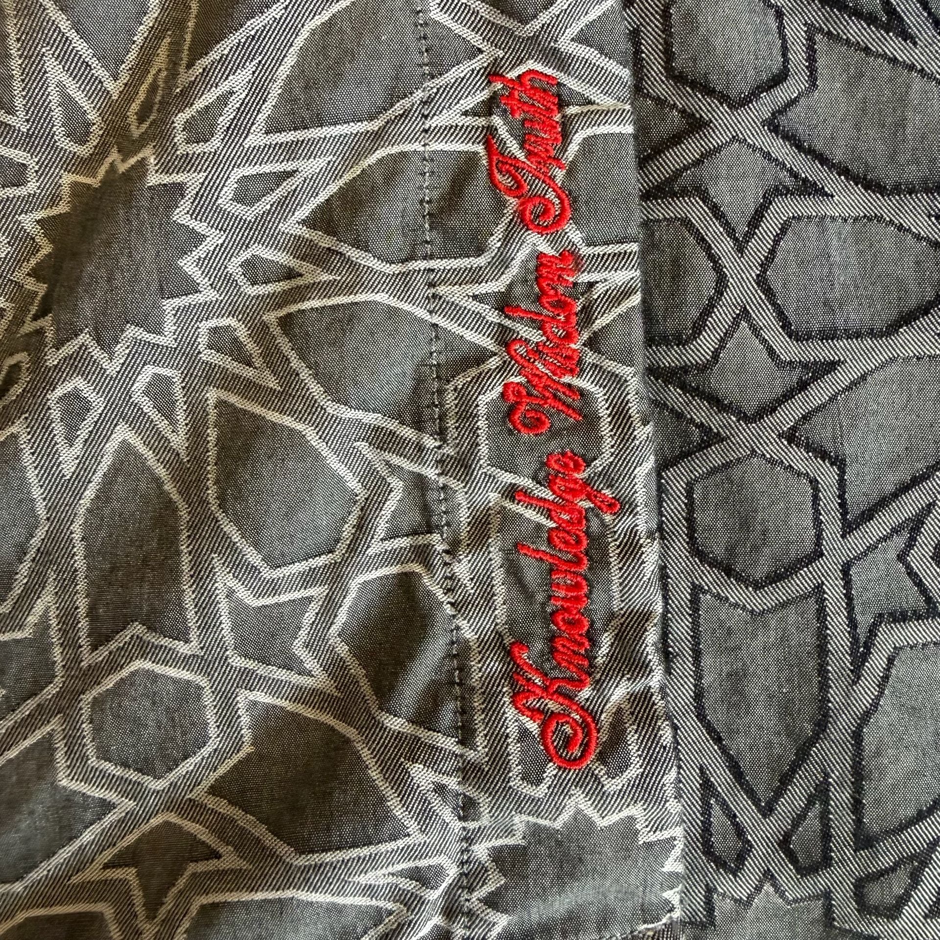 Robert Graham Men’s XL Geometric Jacquard Long Sleeve Button Up Shirt Gray 6