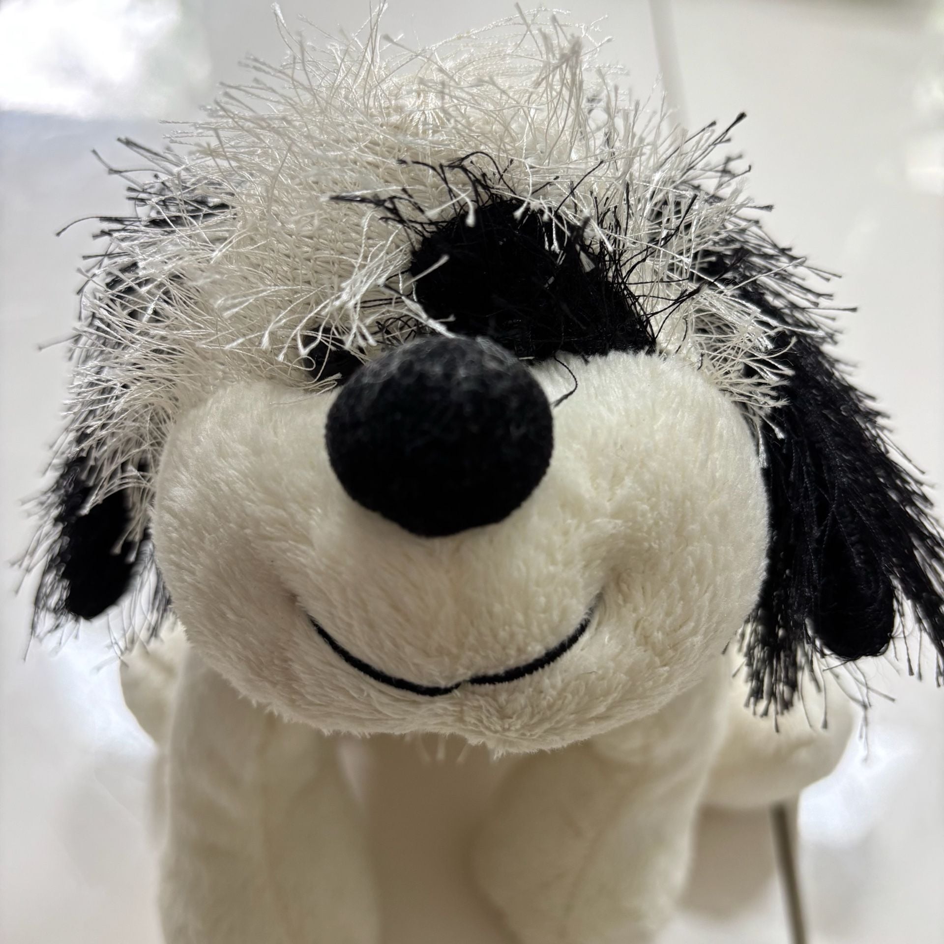 Ganz Webkinz 10” Cheeky Dog Plush HM192 Black and White 2