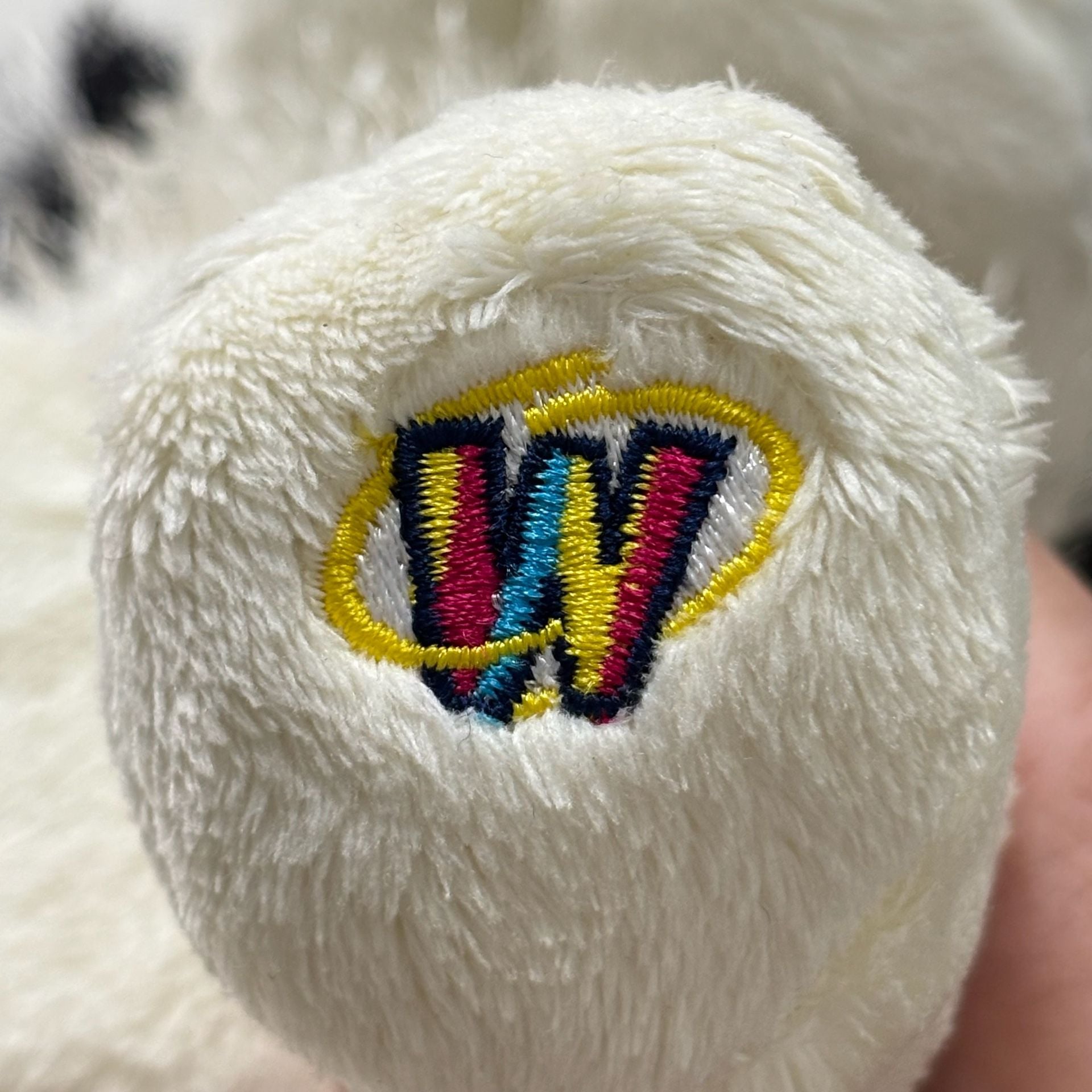 Ganz Webkinz 10” Cheeky Dog Plush HM192 Black and White 5
