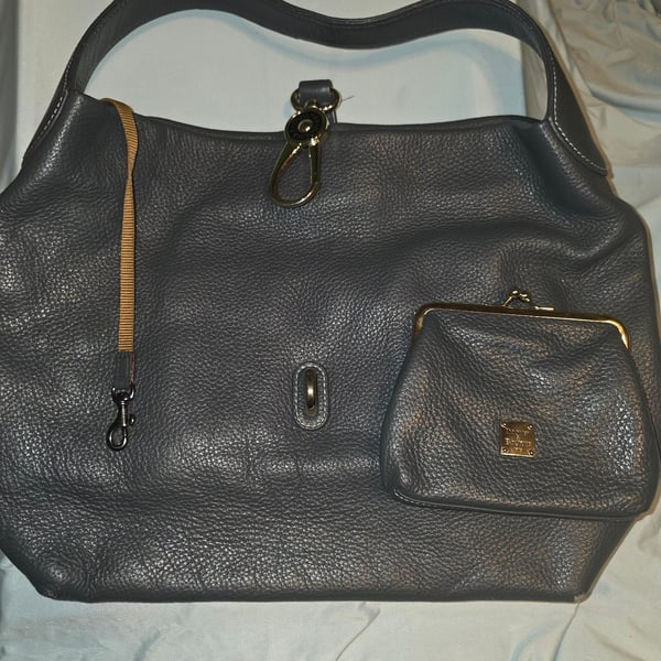 Dooney & Bourke Logo Lock Shoulder Bag With Matching Wallet 