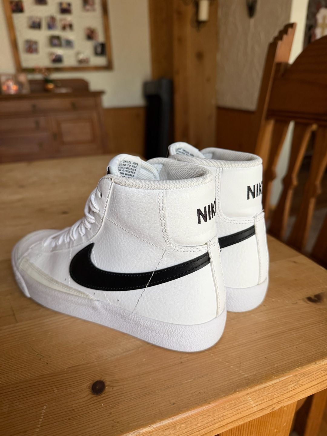 Nike Blazer Mid '77 GS Size 5Y White Black Casual Sneakers 5