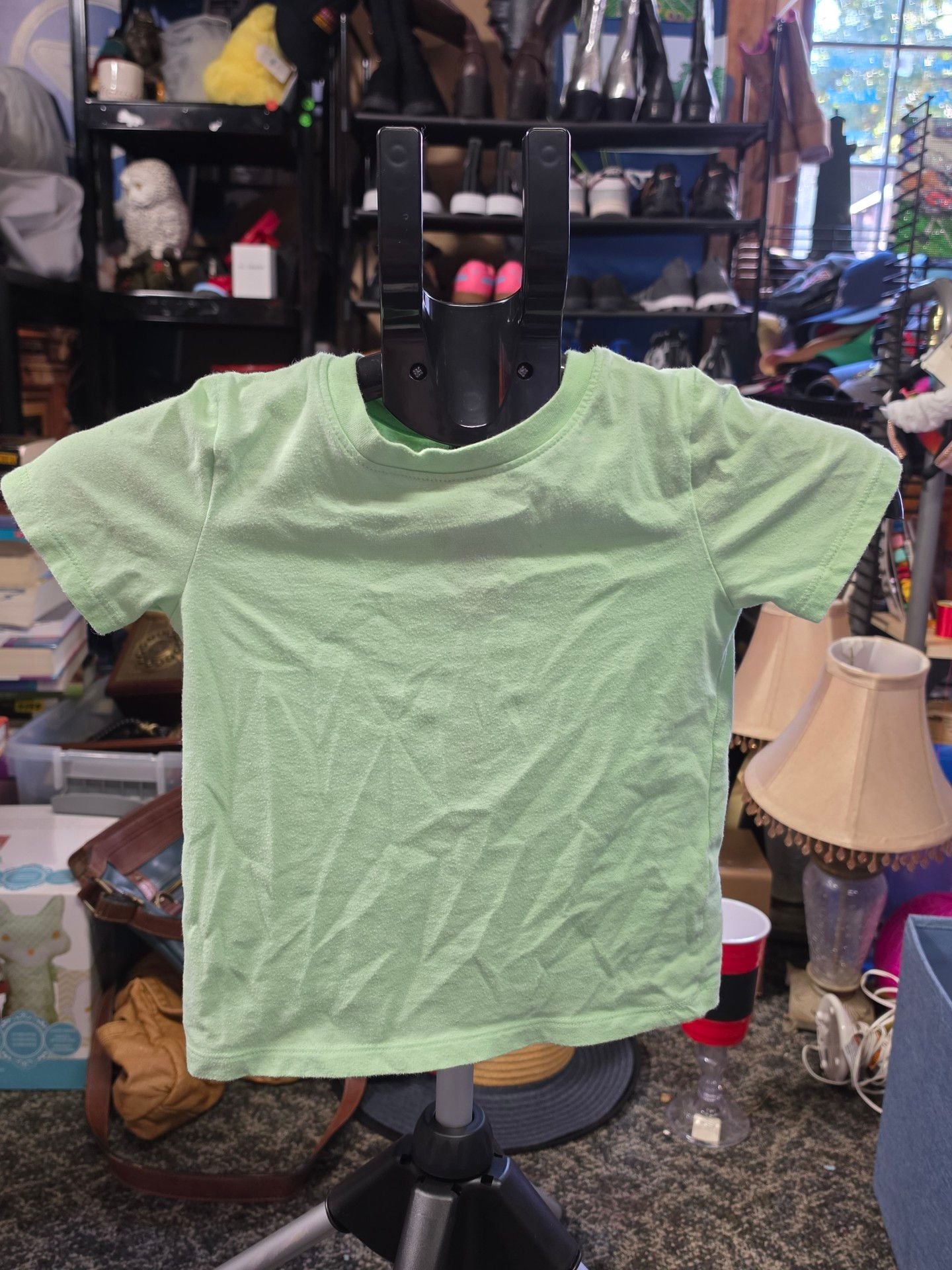 Cat & Jack T-Shirt Size 5T Light Green Short Sle 2