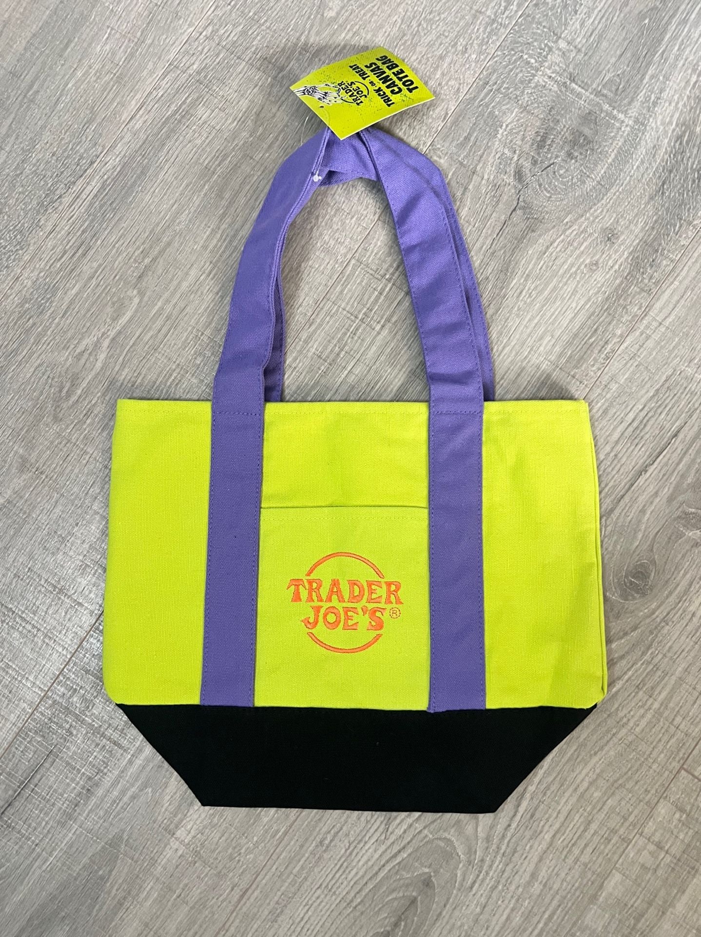 Nwt Trader Joe's Trick-Or-Treat Canvas Tote Bag 3