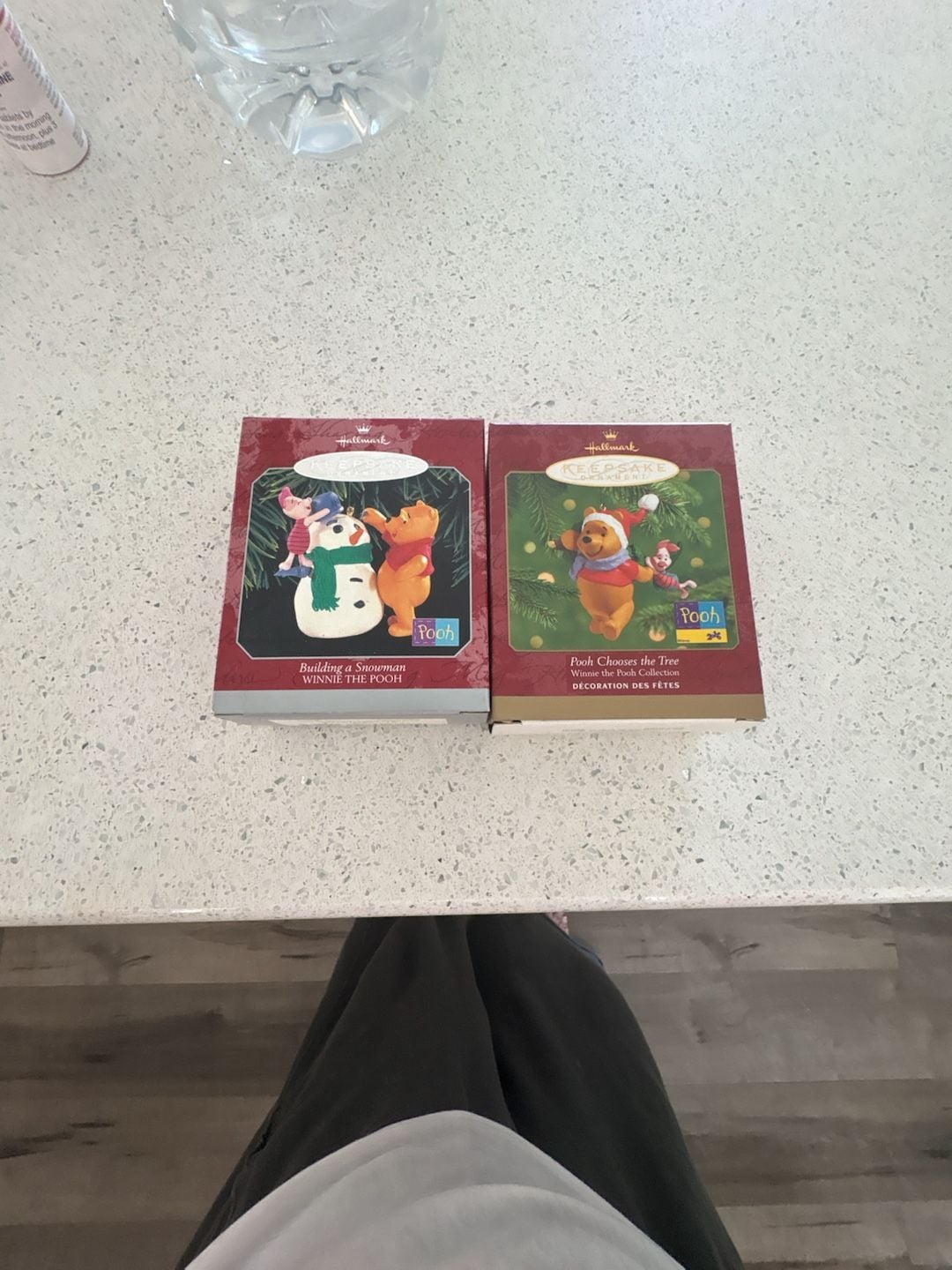 Lot of 2Hallmark Keepsake Ornament Winnie the Pooh Building a Snowman 1998 and 2000 Pooh Chooses the Tree
Both New never been out of the boxes 1