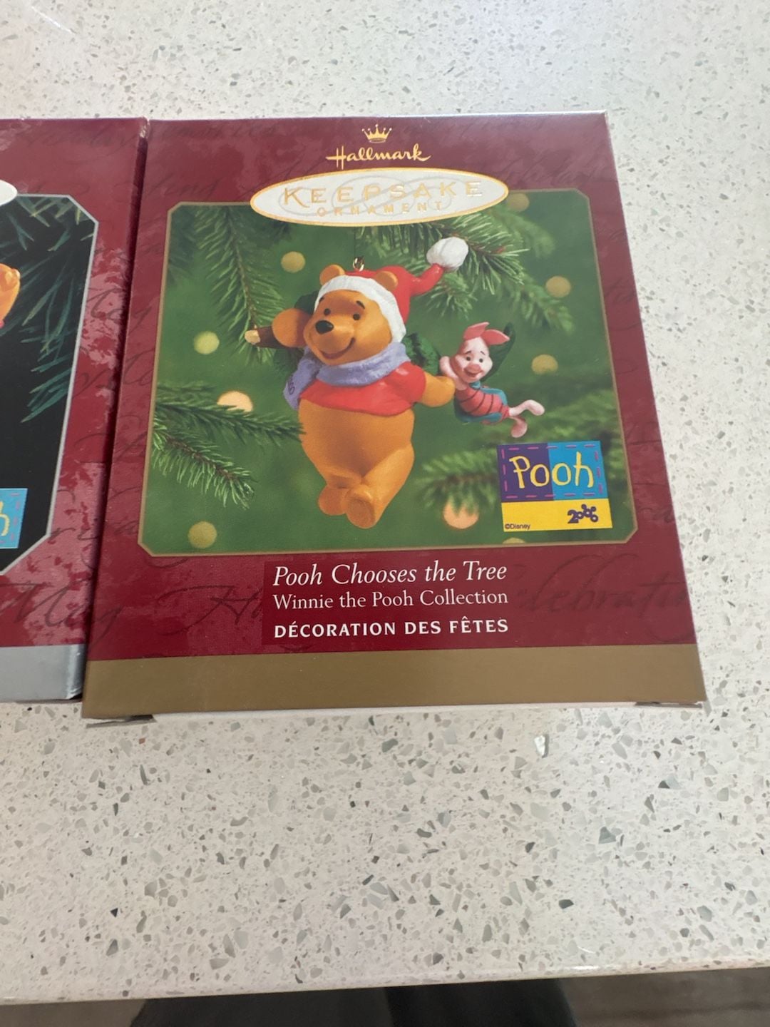 Lot of 2Hallmark Keepsake Ornament Winnie the Pooh Building a Snowman 1998 and 2000 Pooh Chooses the Tree
Both New never been out of the boxes 3