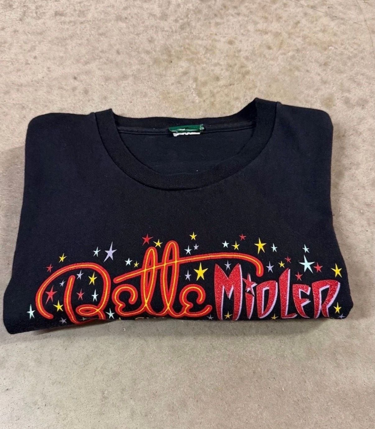 Bette Midler The Showgirl Must Go On Tour T-Shirt Black 11