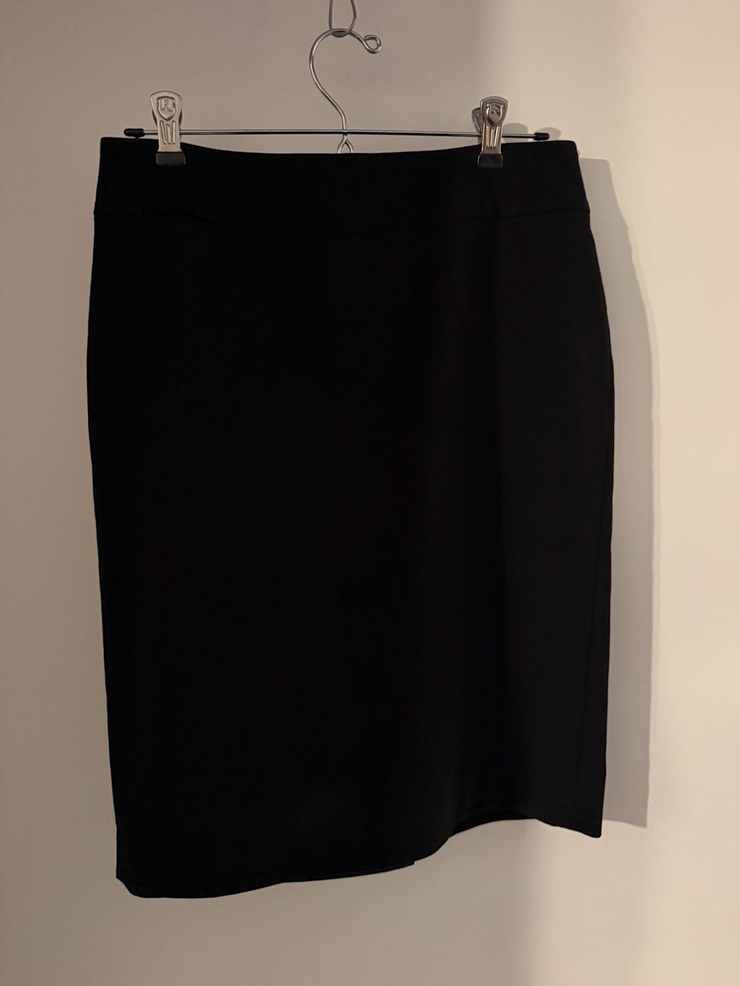 Talbots Black Pencil Skirt Size 4 Stretch Career Office Classic 2