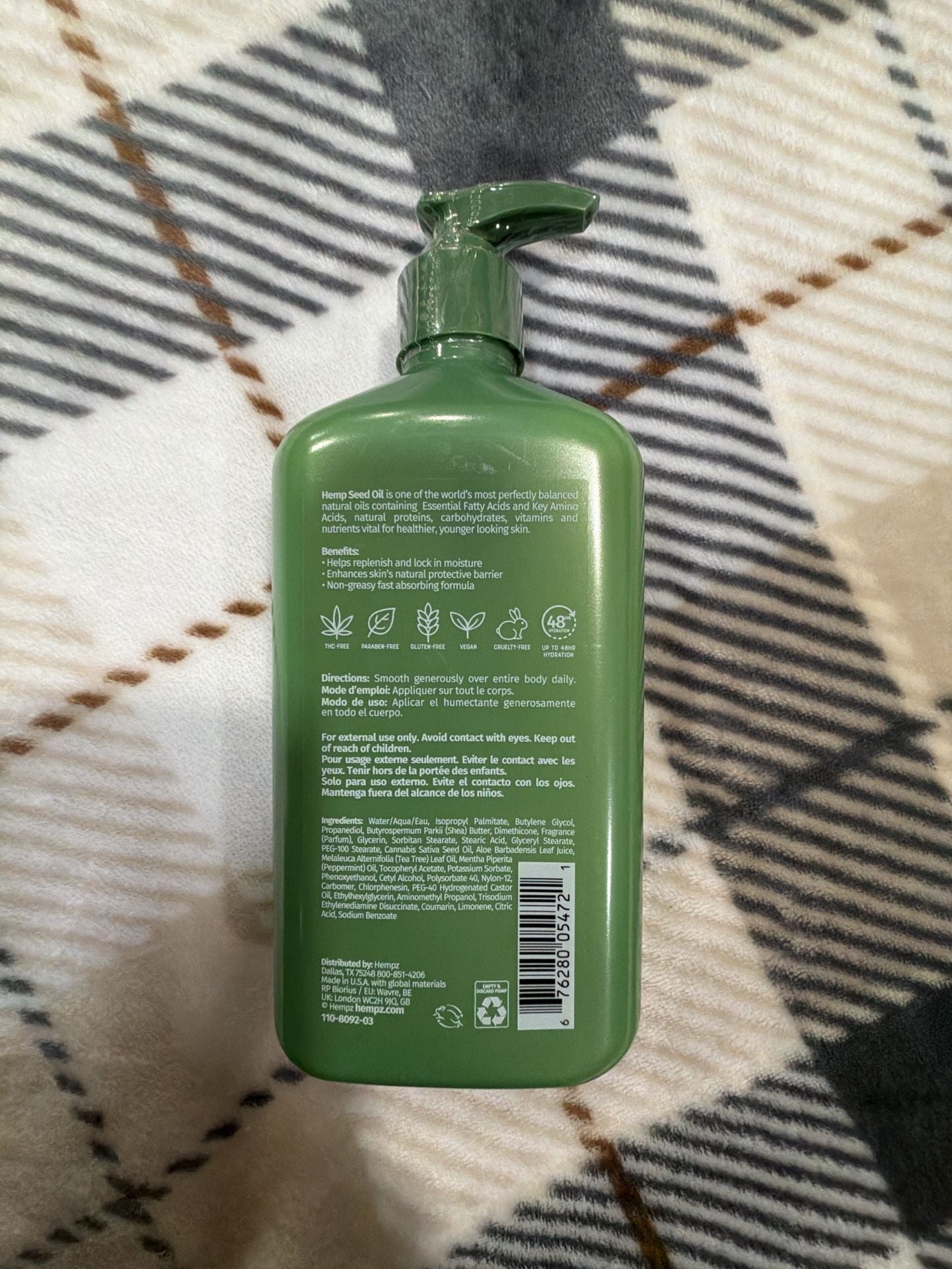Hempz Tea Tree Herbal Body Moisturizer 17 fl. oz. 2