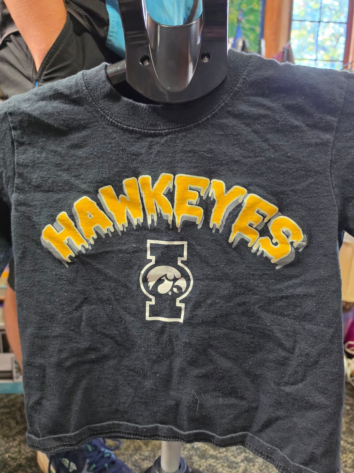 Iowa Hawkeyes Long Sleeve T-Shirt Size XS Youth Black 3