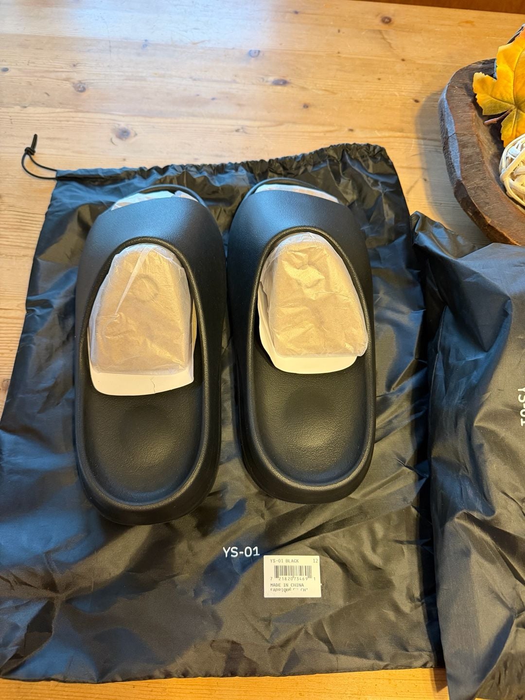 Yeezy Slide YS-01 Size 12 Black EVA Foam Sandals 2