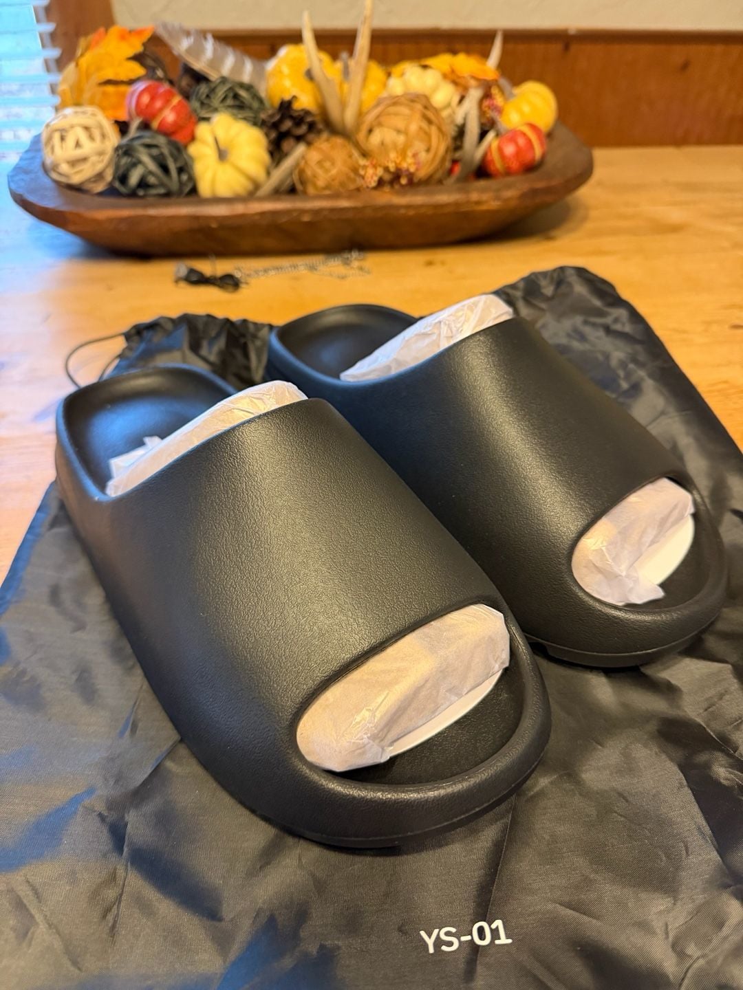 Yeezy Slide YS-01 Size 12 Black EVA Foam Sandals 4