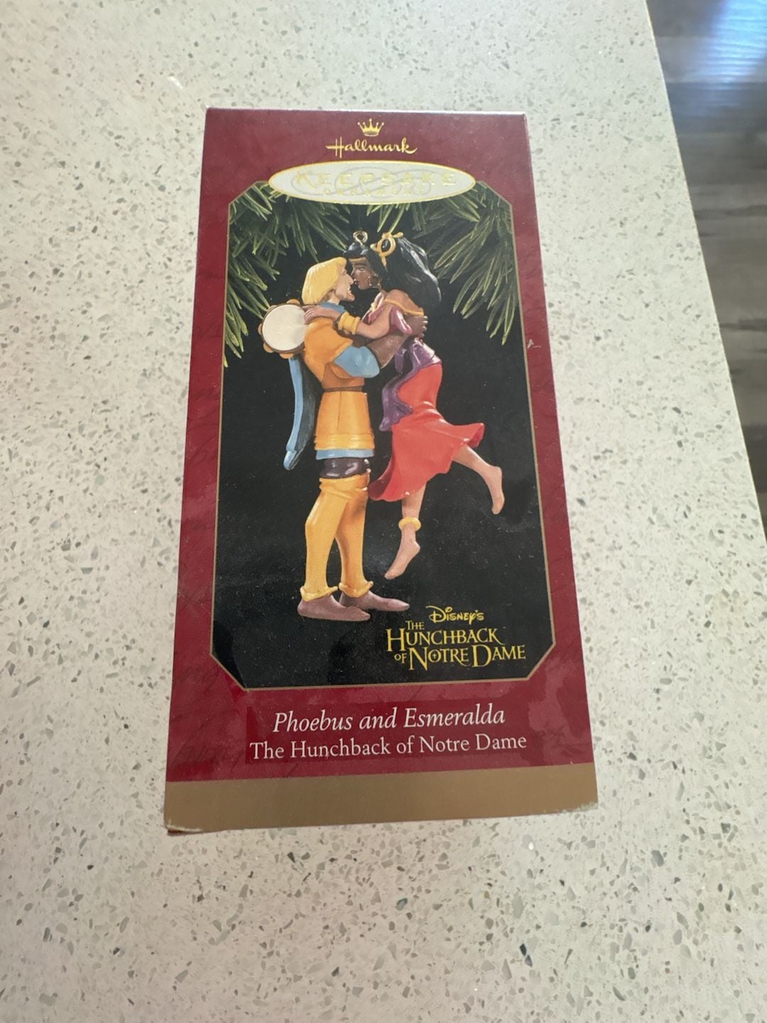 New Magic Hallmark Keepsake Ornament Phoebus and Esmeralda The Hunchback of Notre Dame 2003 1