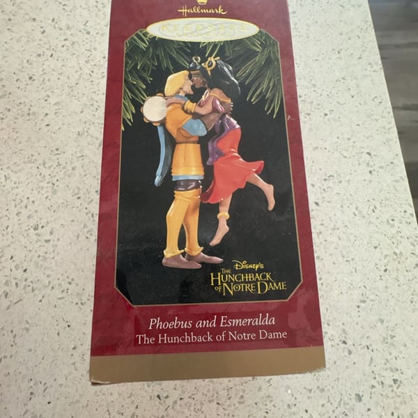 New Magic Hallmark Keepsake Ornament Phoebus and Esmeralda The Hunchback of Notre Dame 2003