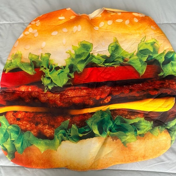 Cheeseburger Halloween Costume Food Tunic Vest