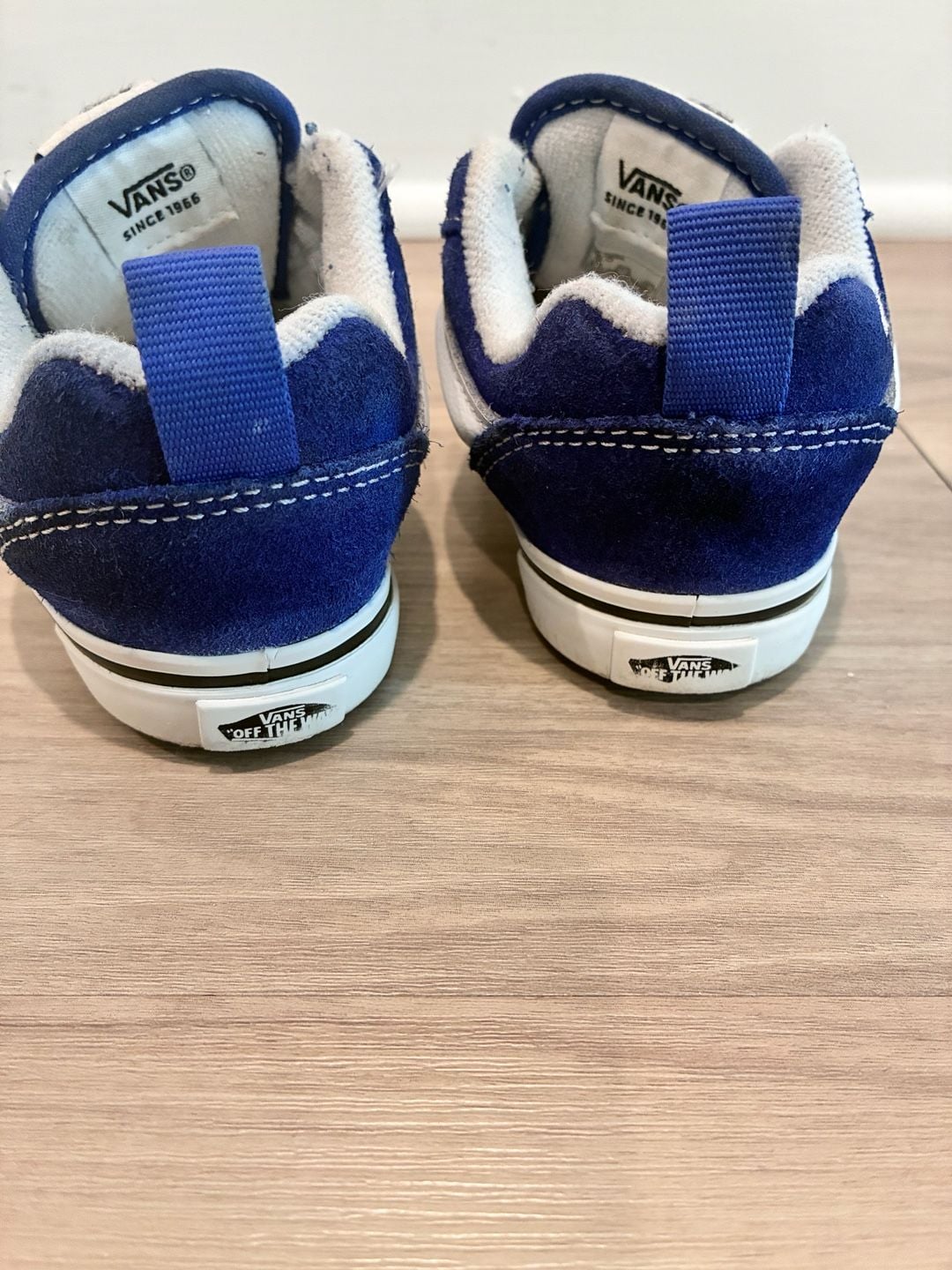 Vans Old Skool Blue Suede Sneakers Toddler Size 9 6