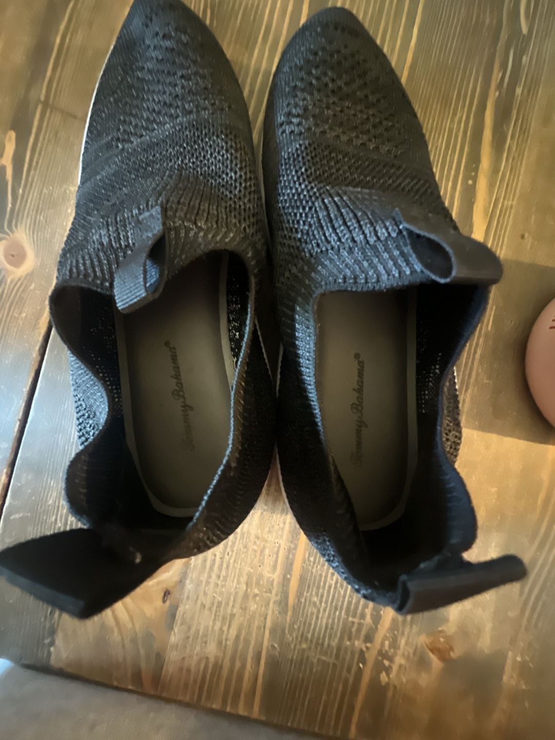Tommy Bahama Flint Knit 8 Slip-On Sneakers Black 7