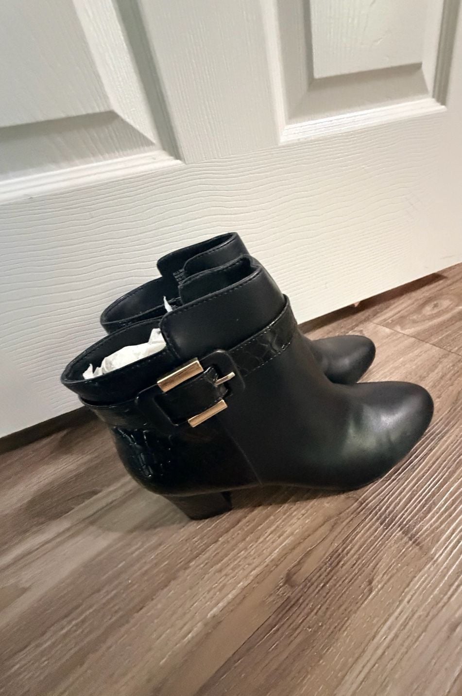 Karen Scott Ivyy Booties Size 9.5 Black Mixed-Media 7