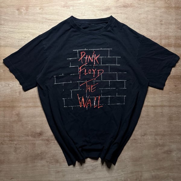 Pink Floyd The Wall Black Graphic T Shirt Boxy Band Tee Tagless