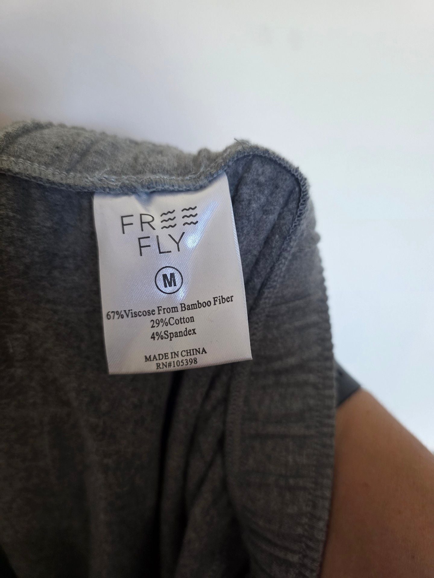 Free Fly Bamboo Jogger Pants Size M Grey 6