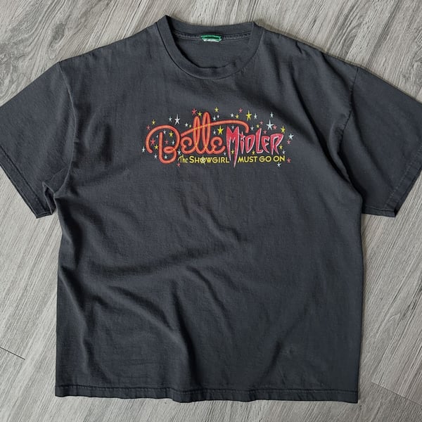 Bette Midler The Showgirl Must Go On Tour T-Shirt Black