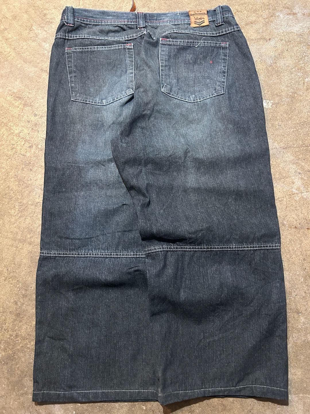 Vintage Akademiks Patchwork HipHop Denim
5