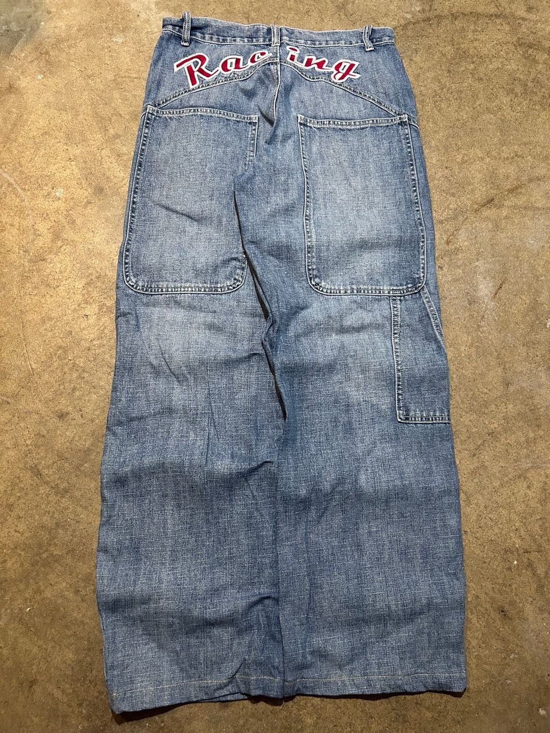 Vintage WPM Racing Embroidered Denim 2
