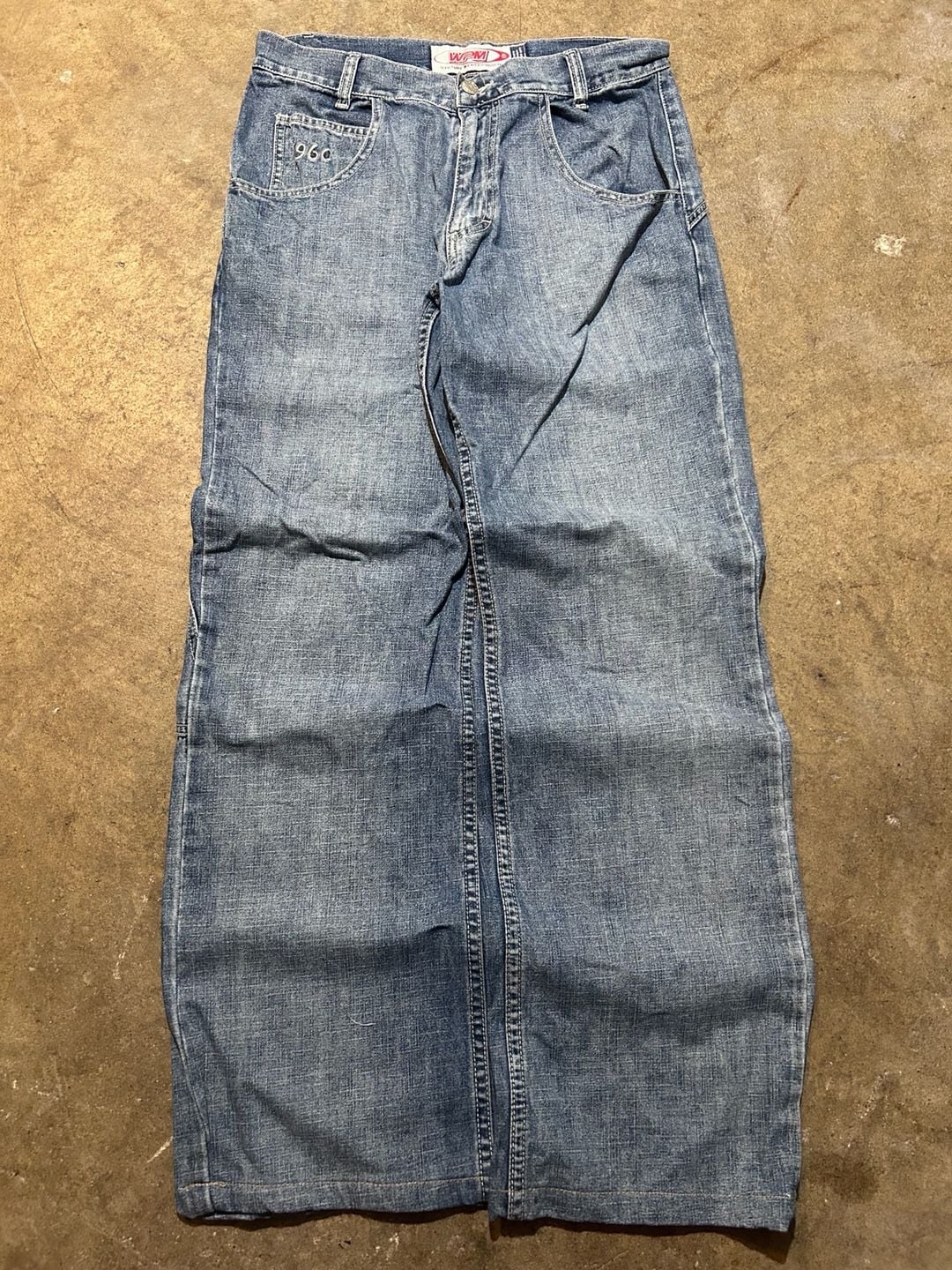 Vintage WPM Racing Embroidered Denim 4