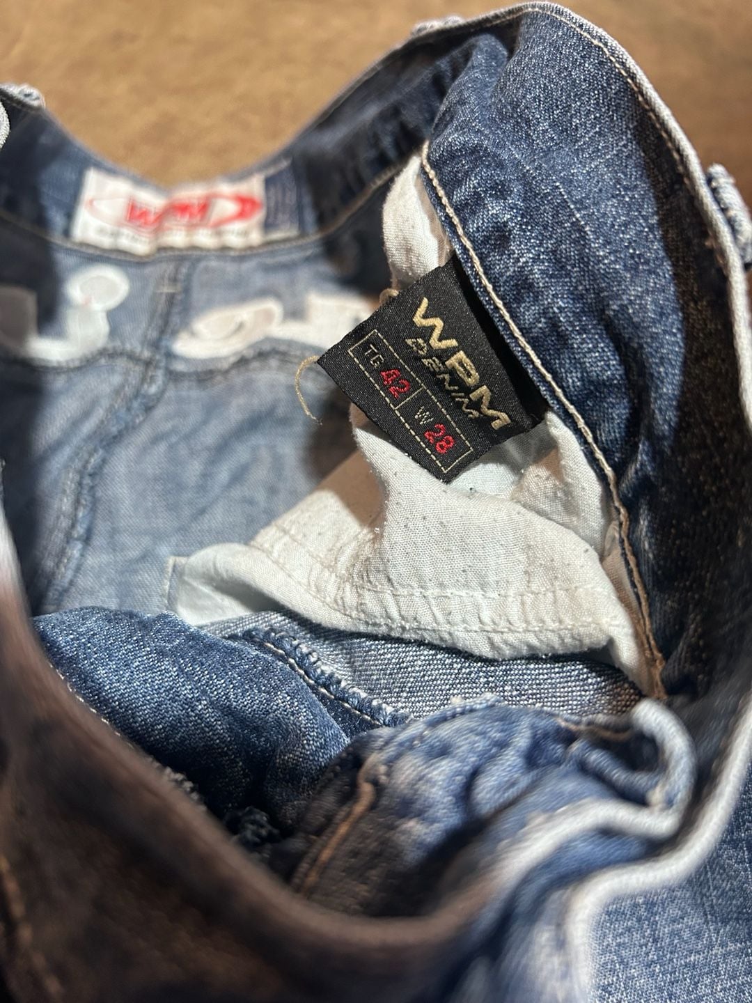 Vintage WPM Racing Embroidered Denim 5