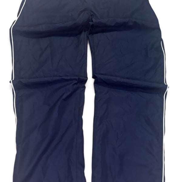 Lacoste Navy Track Pants With Piping