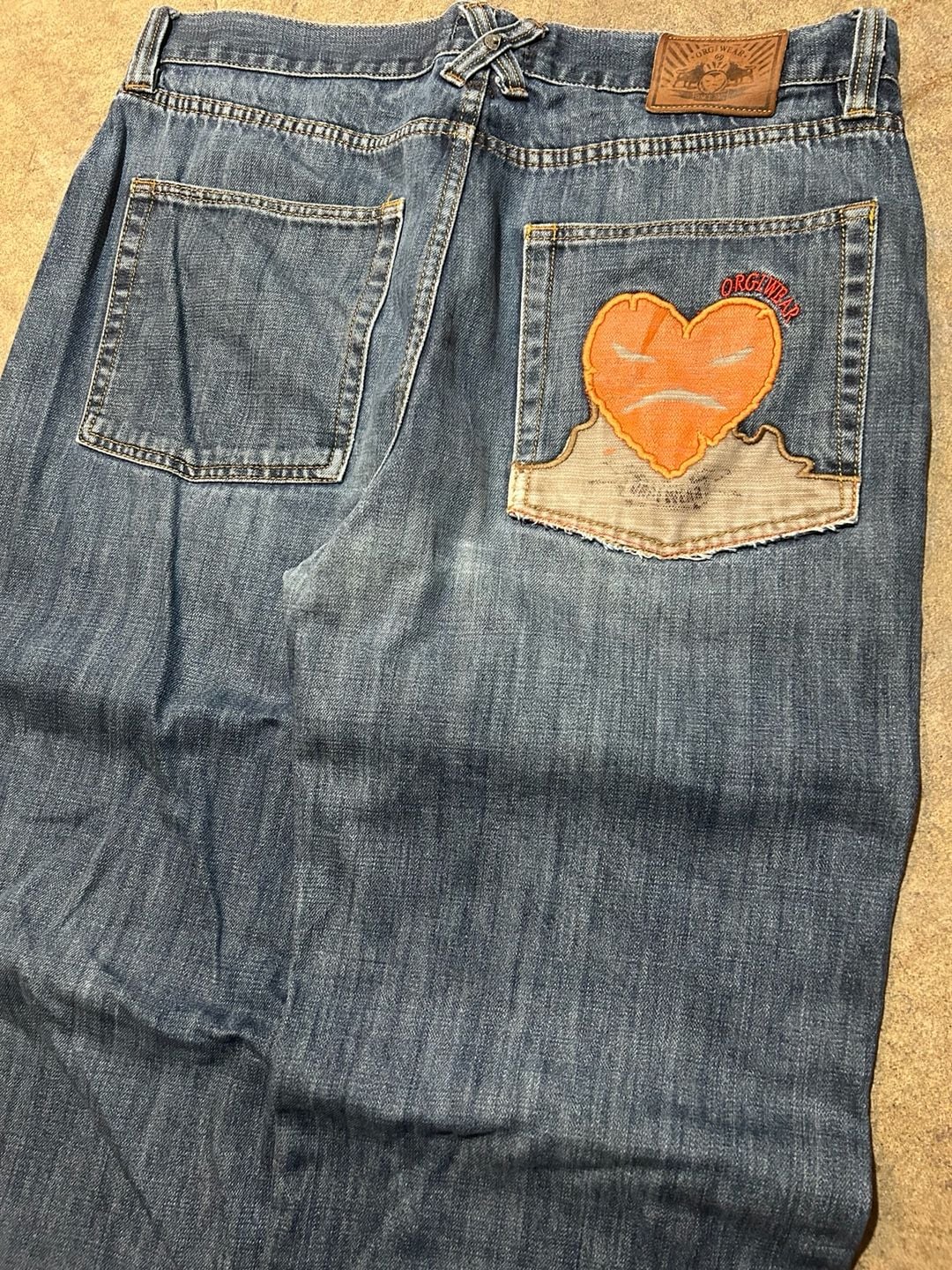 Vintage European “OrgiWear” Embroidered Denim 2