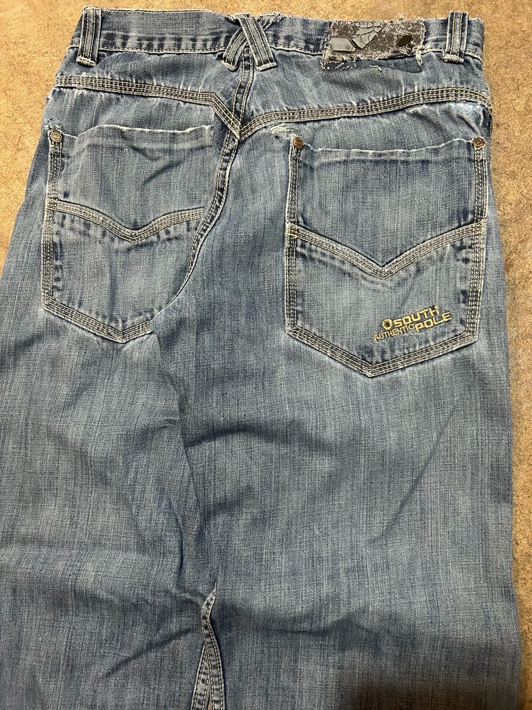 Vintage Southpole Embroidered Denim Jeans 2