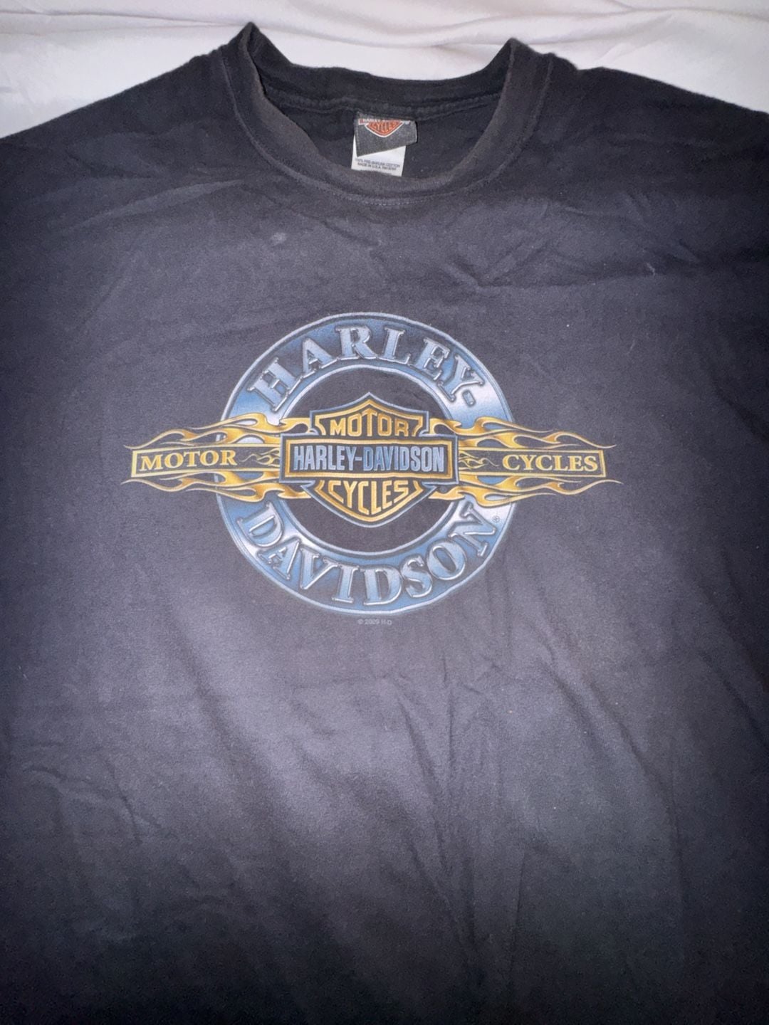 Harley-Davidson T-Shirt XL Black Peterson's Miami FL Graphic Tee 3