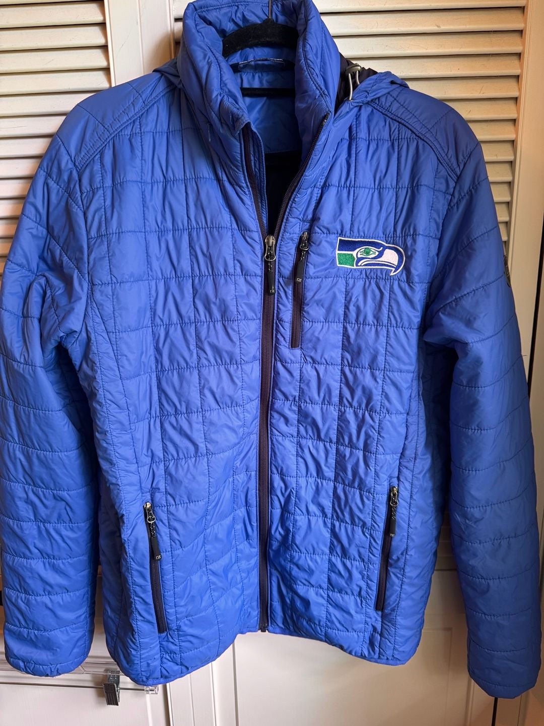 Cutter & Buck Seattle Seahawks Rainier Hooded Jacket Size S 2