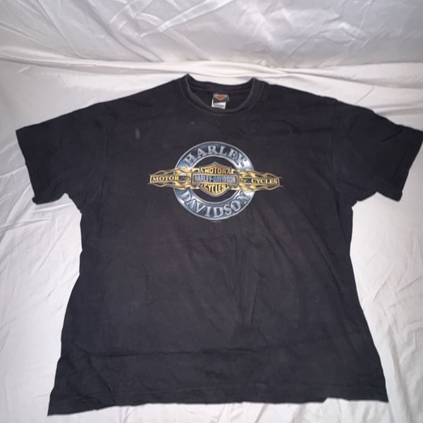 Harley-Davidson T-Shirt XL Black Peterson's Miami FL Graphic Tee