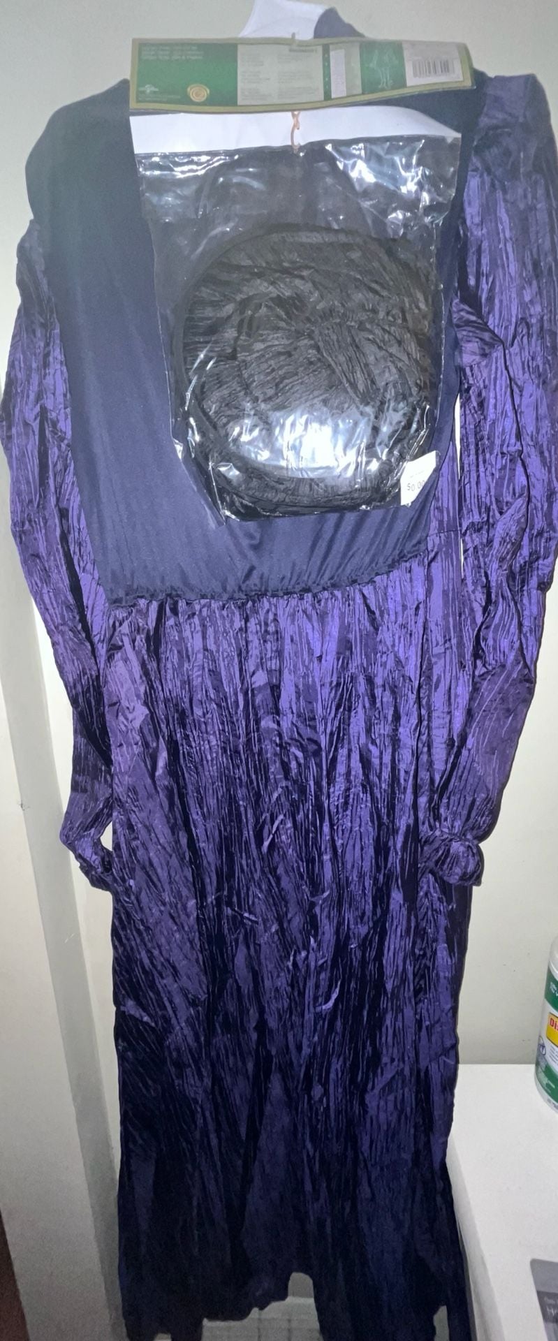 Disguise Wicked Elphaba Deluxe Adult Costume Size L/G 12-14 Purple Dress 5