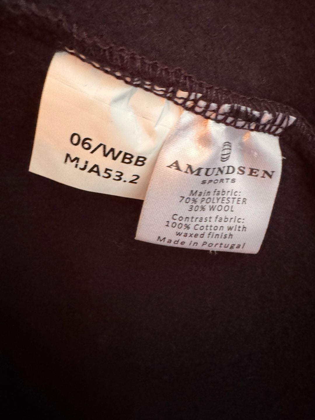 Amundsen Field Fleece Wool Bomber Jacket Size S Navy 4