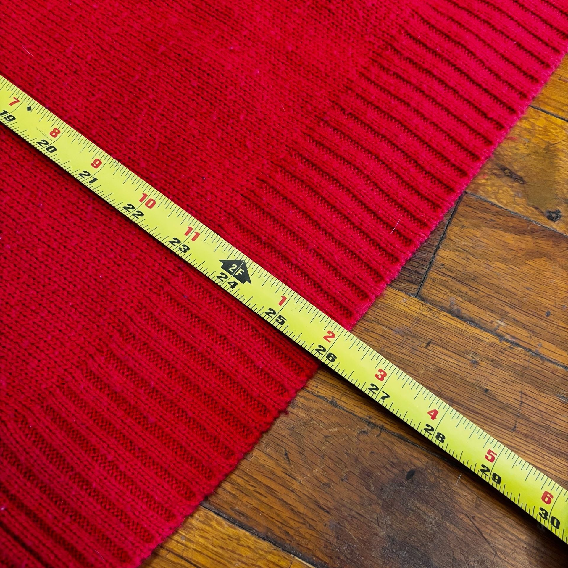 American Sweetheart Fair Isle Nordic Red Acrylic Pullover Sweater 8