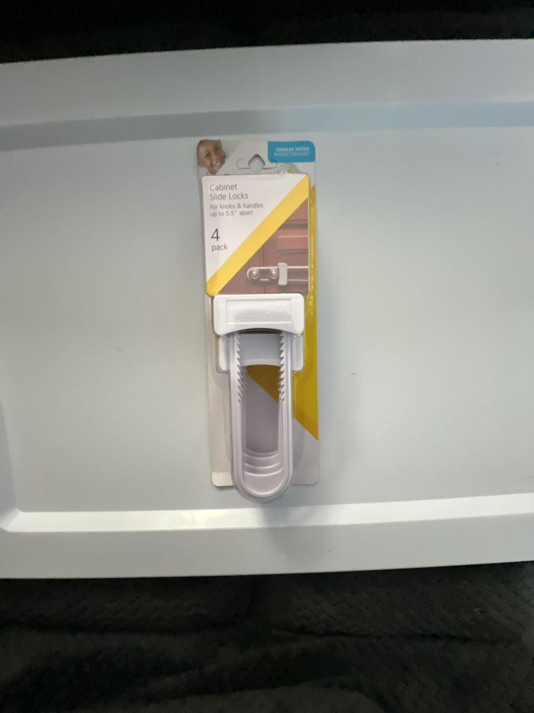 Safety 1st Cabinet Slide Locks 4 Pack White 1