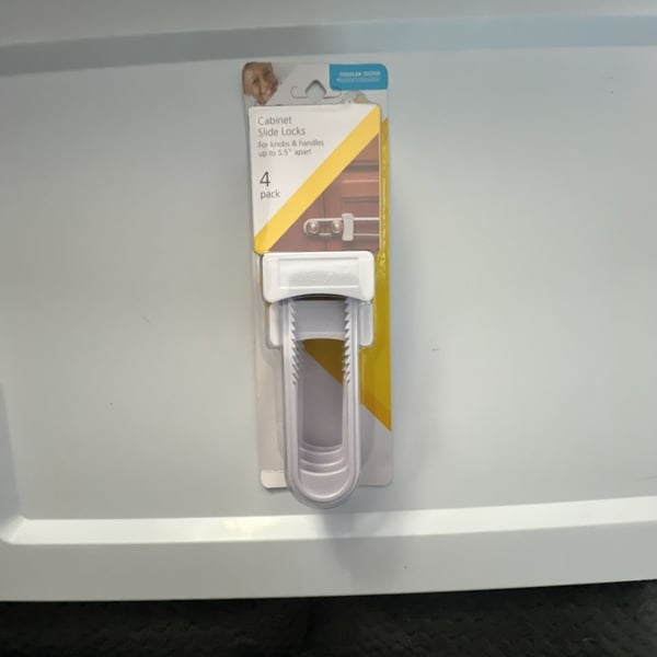Safety 1st Cabinet Slide Locks 4 Pack White