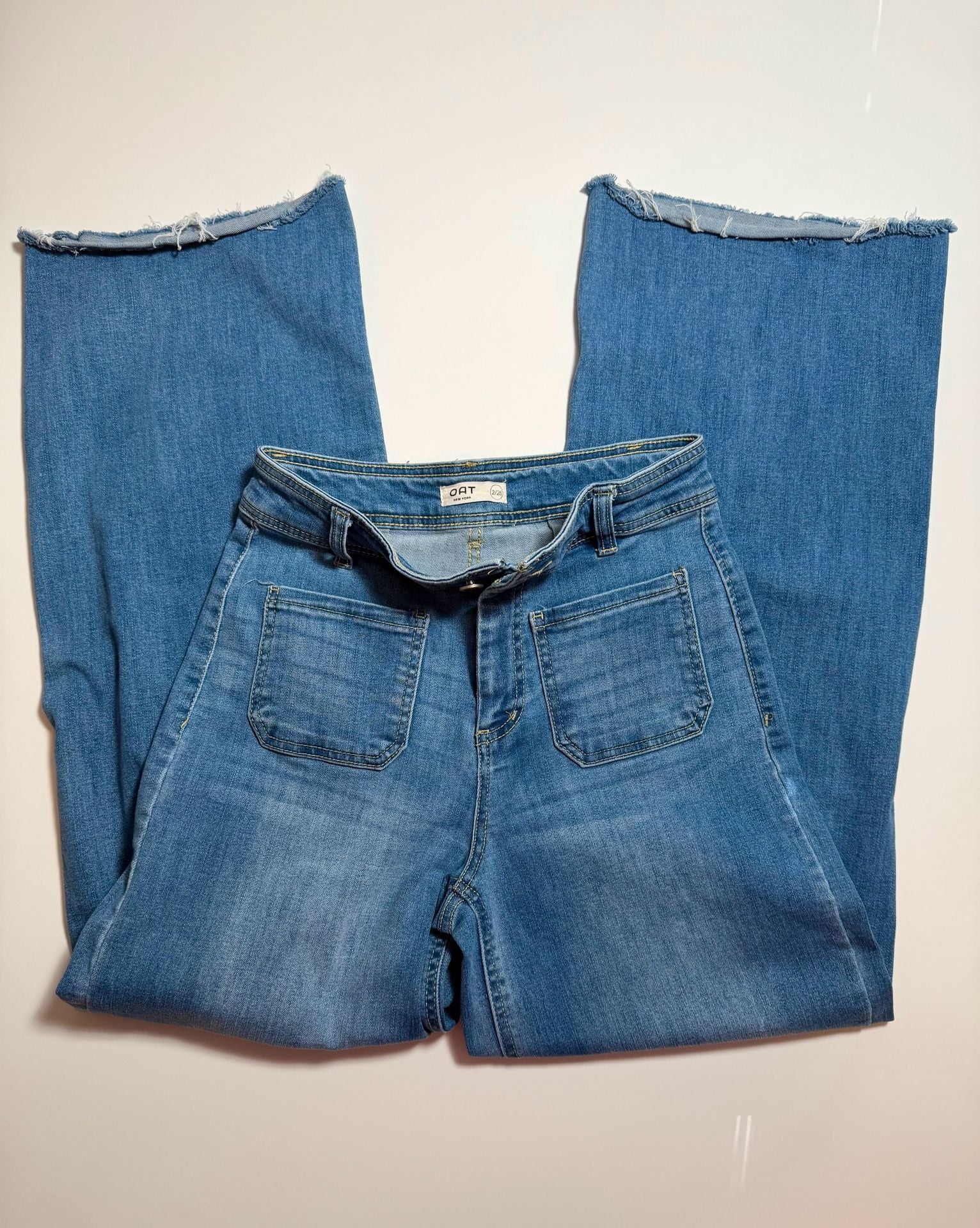 Oat New York Sailor Pant Size 2/26 Blue Denim 2