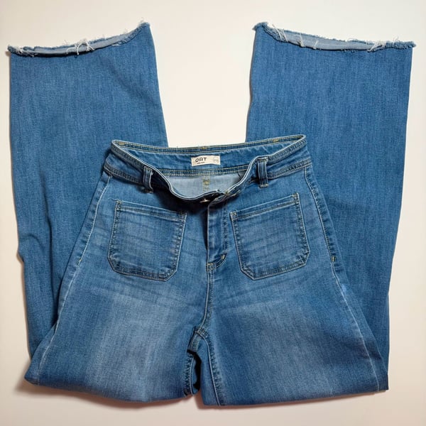 Oat New York Sailor Pant Size 2/26 Blue Denim