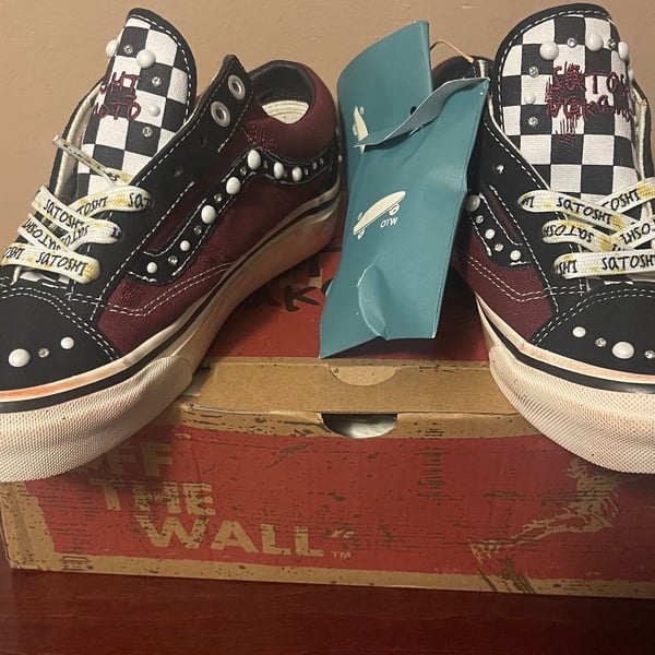 Vans Old Skool Reissue Satoshi Nakamoto Size 6 Port Royale