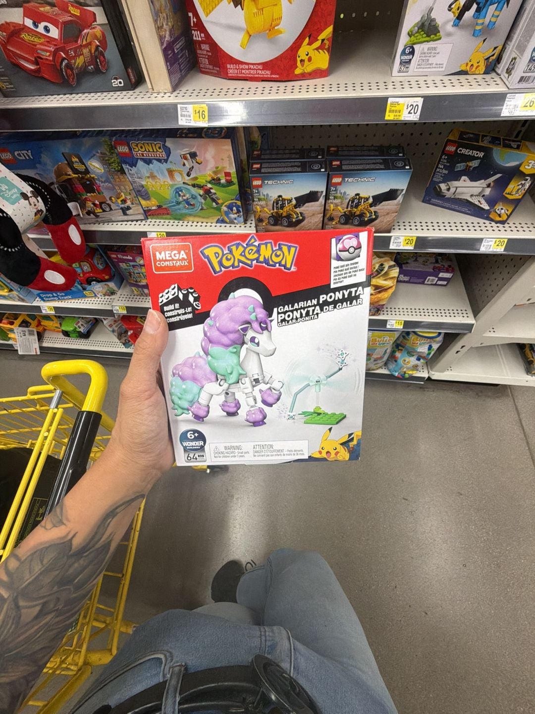 Mega Construx Pokemon Galarian Ponyta Building Set 1
