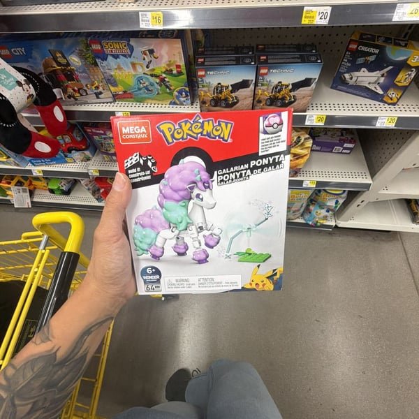 Mega Construx Pokemon Galarian Ponyta Building Set