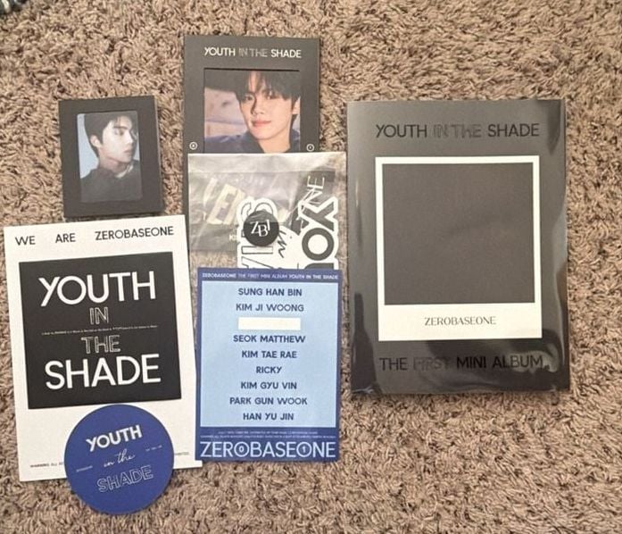 ZEROBASEONE Youth In The Shade 1st Mini Album Set 1
